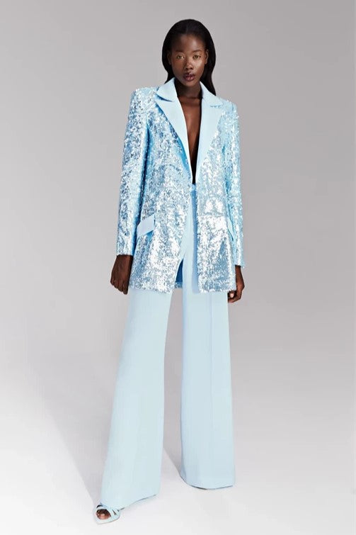 Sequined Blazer Suit