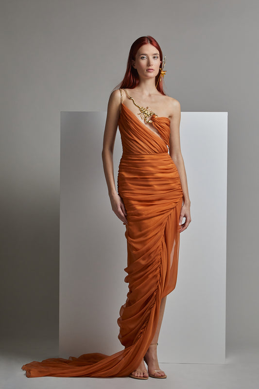 One-Shoulder SEICHI Evening Dress