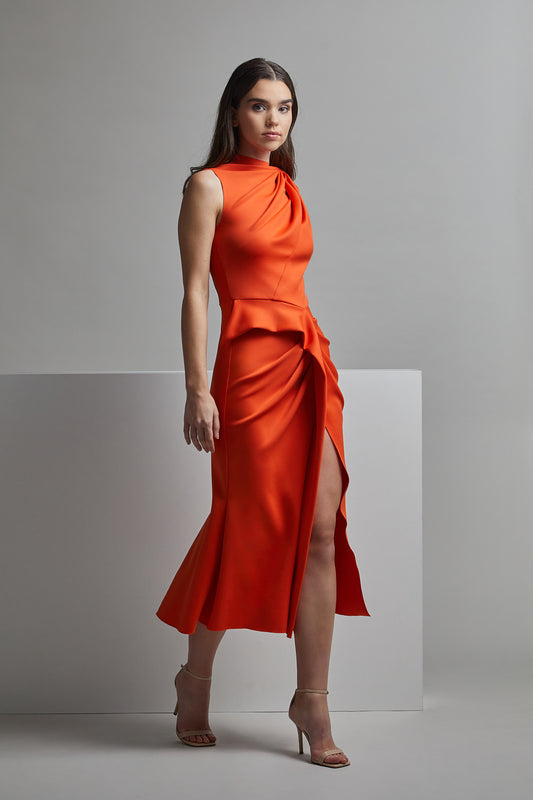 Sleeveless SHINTA Midi Dress