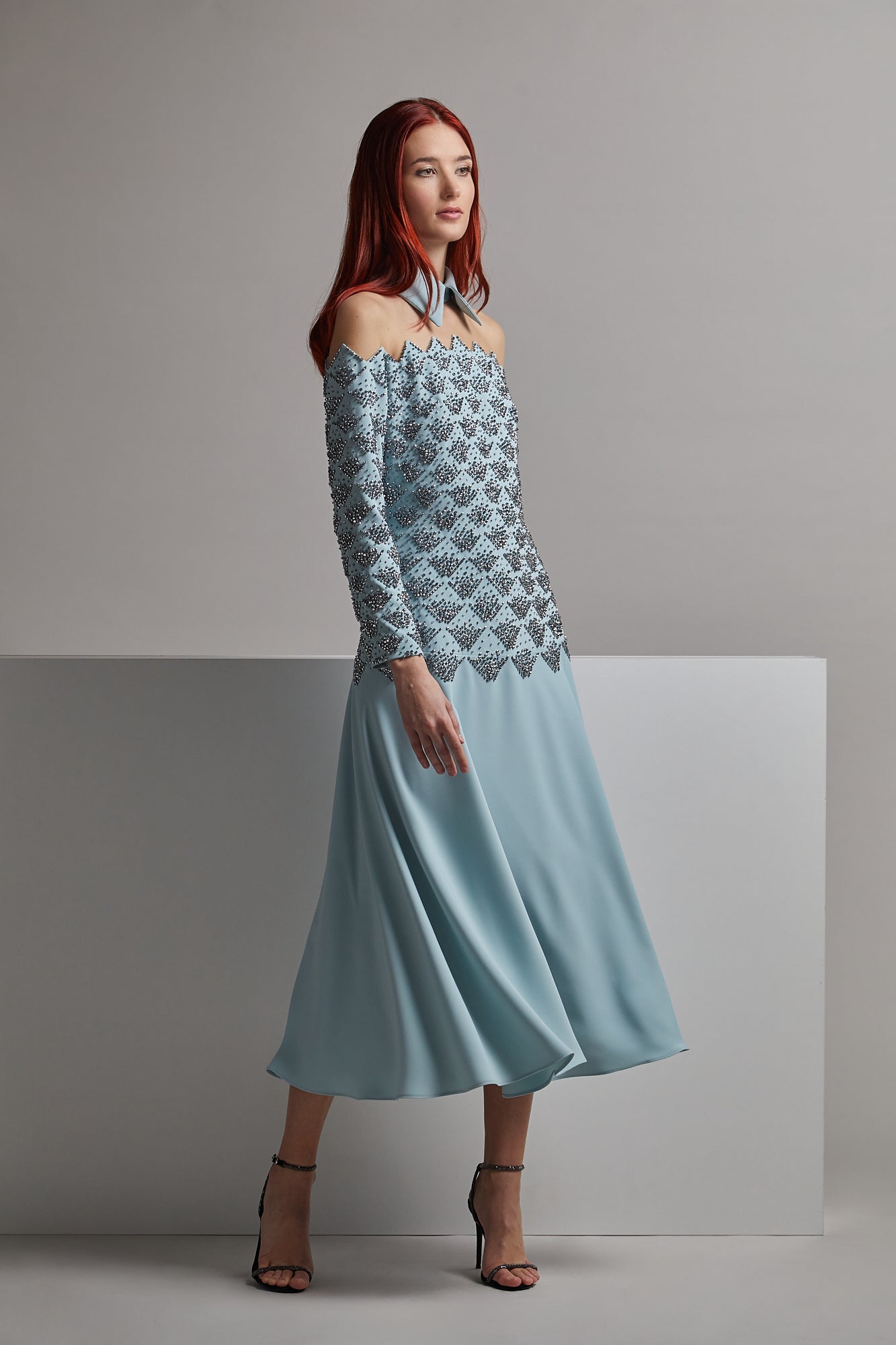Long Sleeve SUKI Midi Dress
