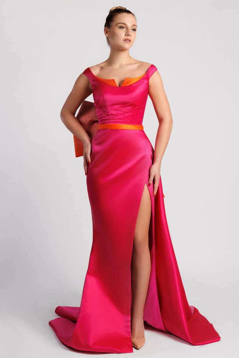 Cady Sleeveless Fitted Gown