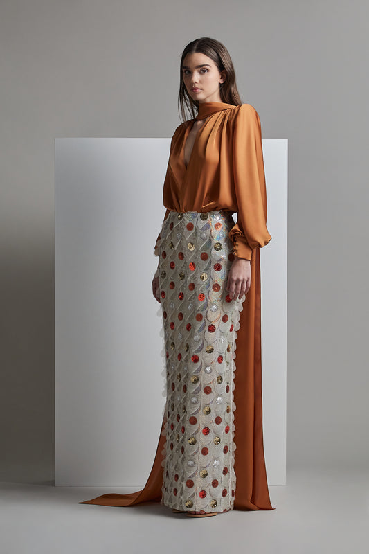 Evening YEI Shirt & Skirt