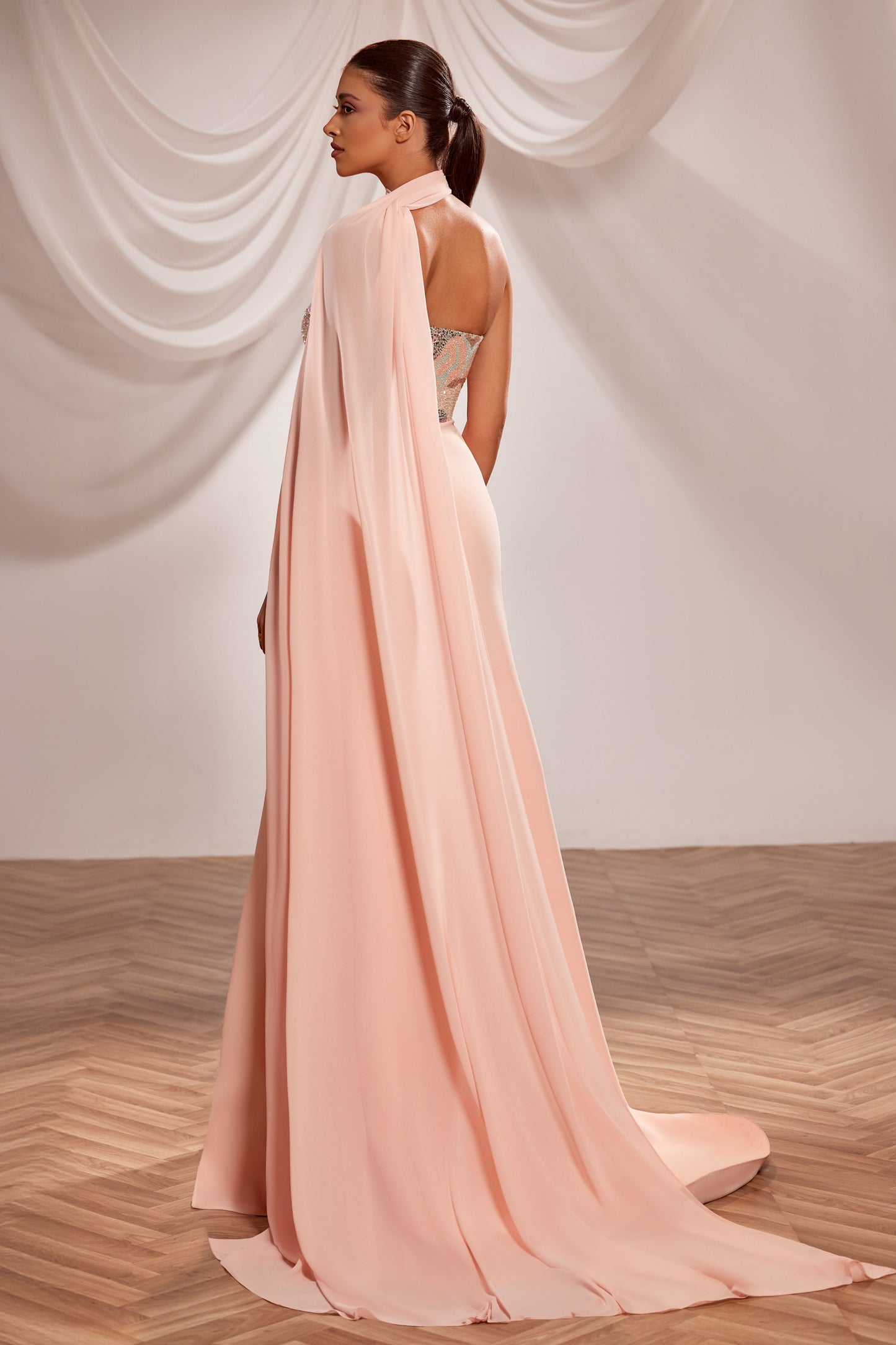 Strapless Cut Gown