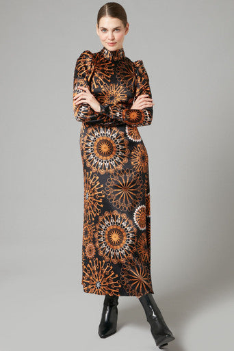 Roxanne Print Tie Dress