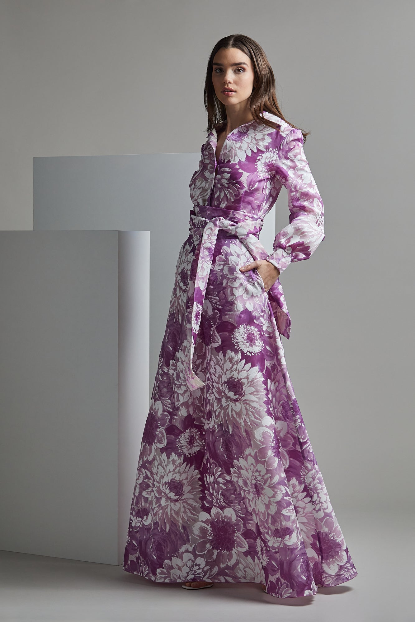 Long Sleeve YUKO Evening Dress