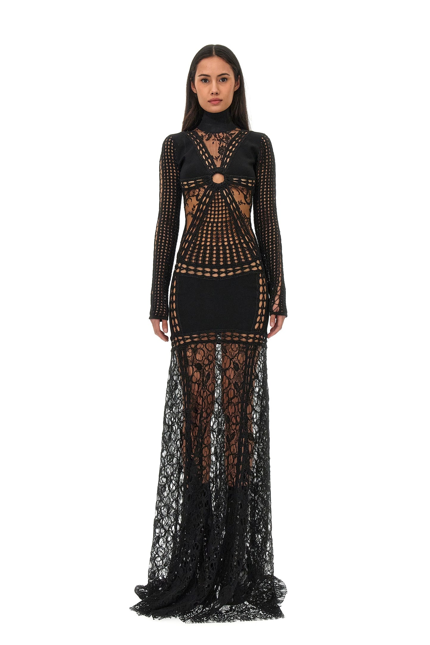 Patch Lace Gown