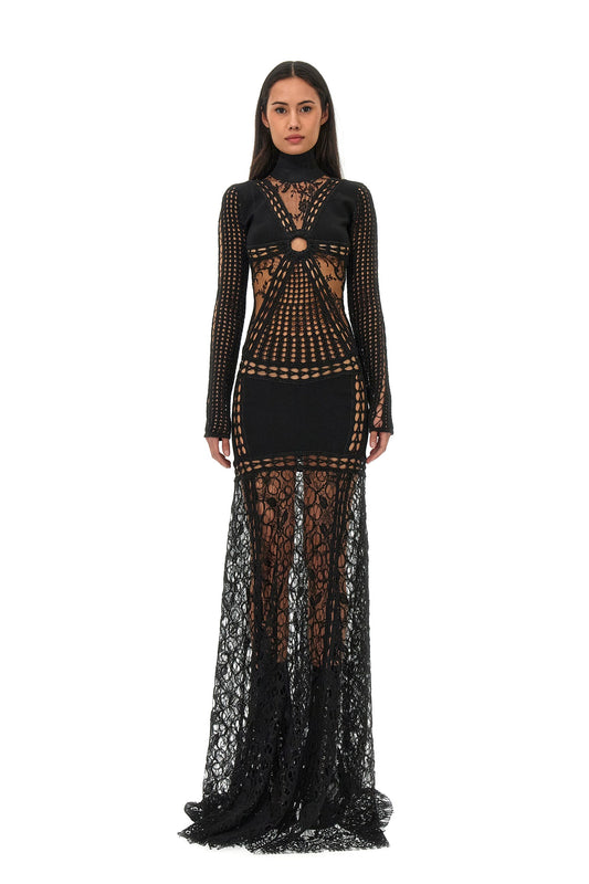 Patch Lace Gown
