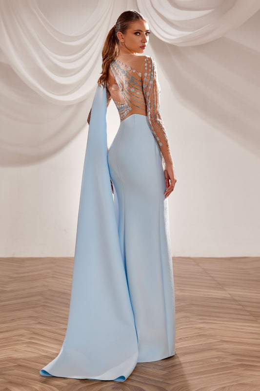 Asymmetric Illusion Gown