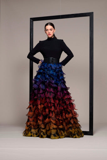 Multi Skirt Ball Gown