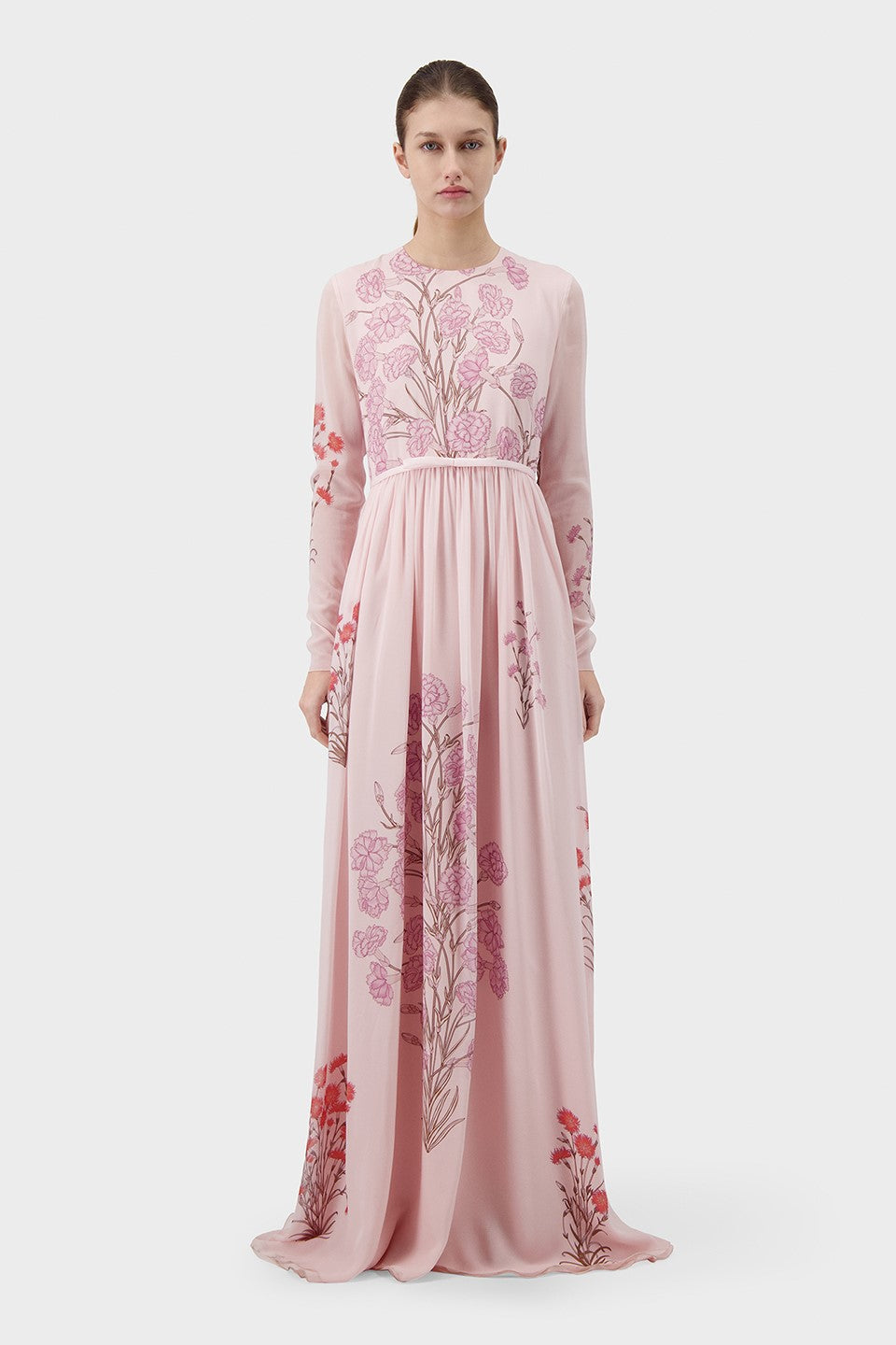 Floral Georgette Maxi Gown