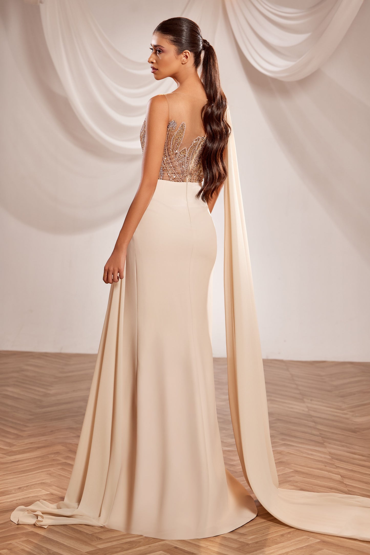 Sweetheart Neckline Gown