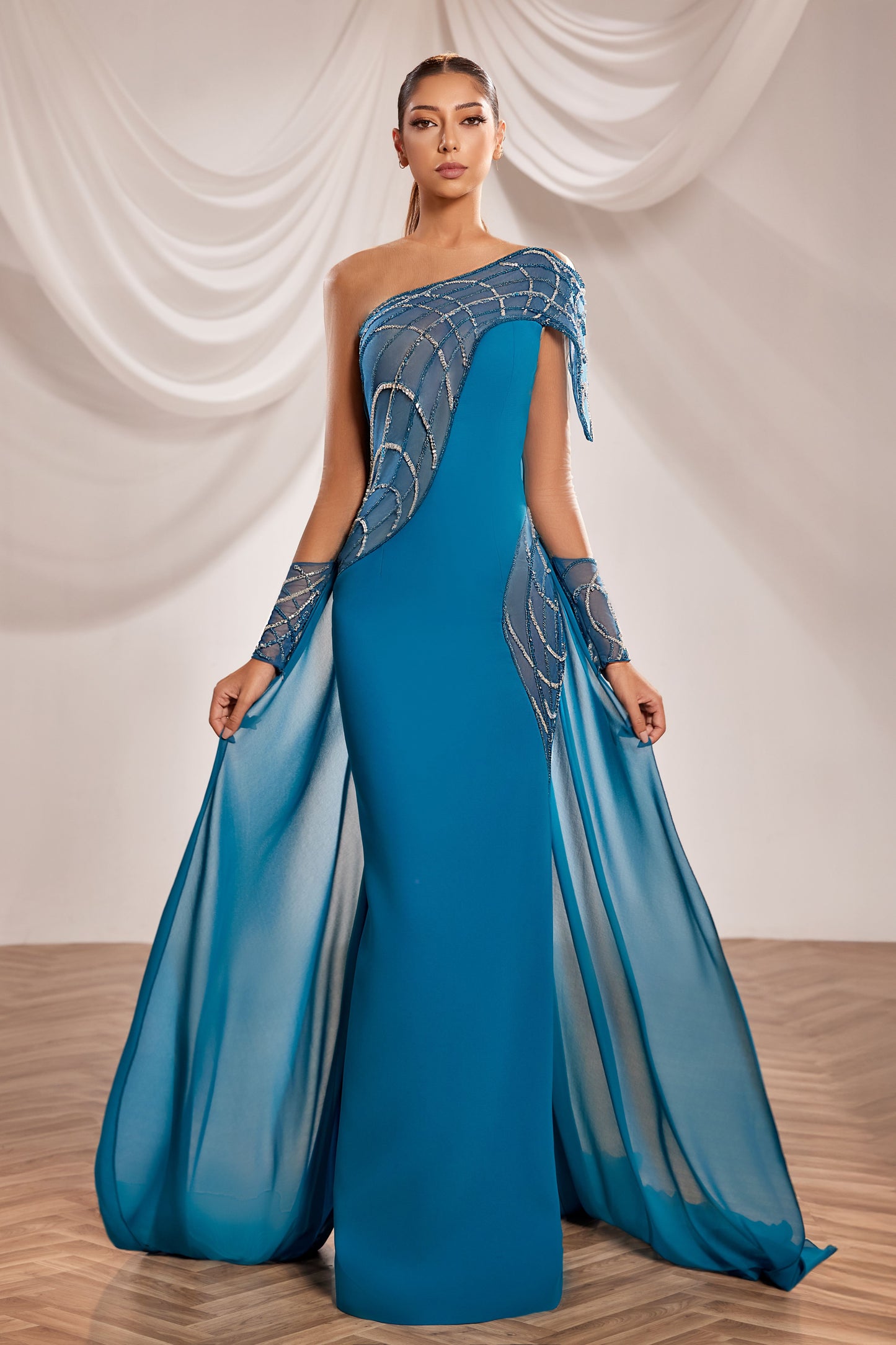 One-Shoulder Gown