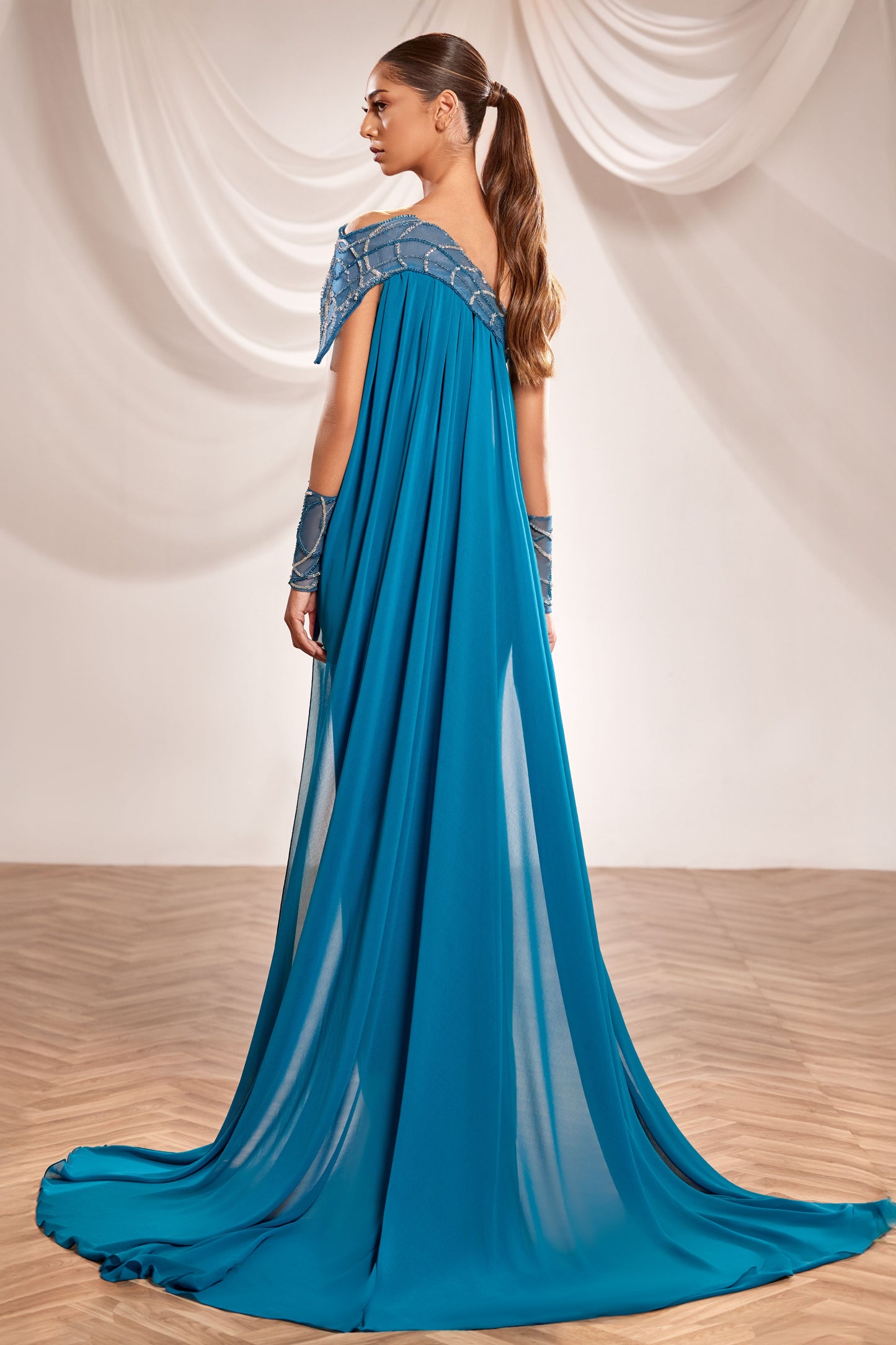 One-Shoulder Gown