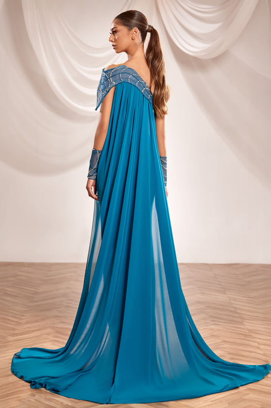One-Shoulder Gown