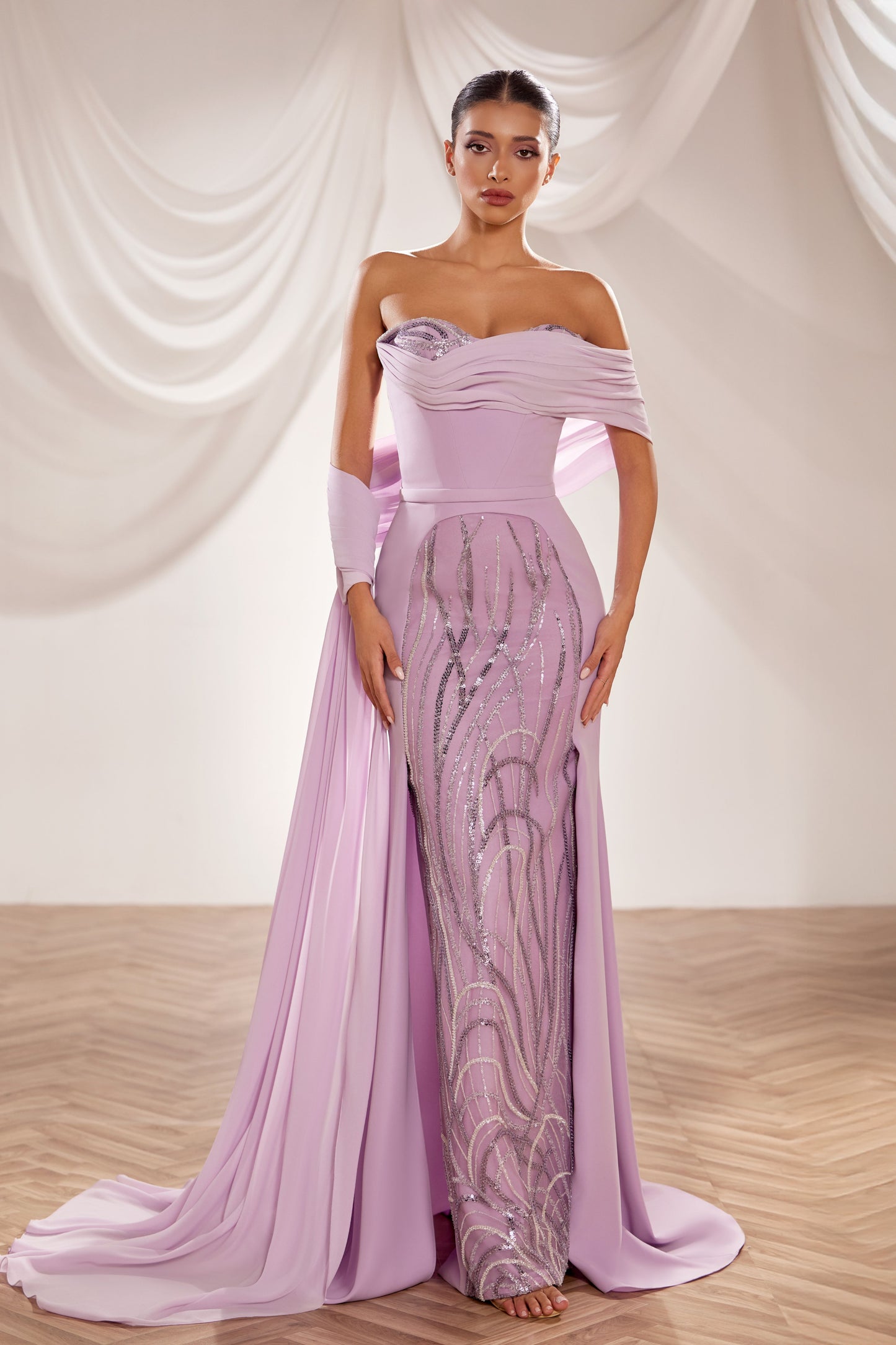 Strapless Fitted Gown
