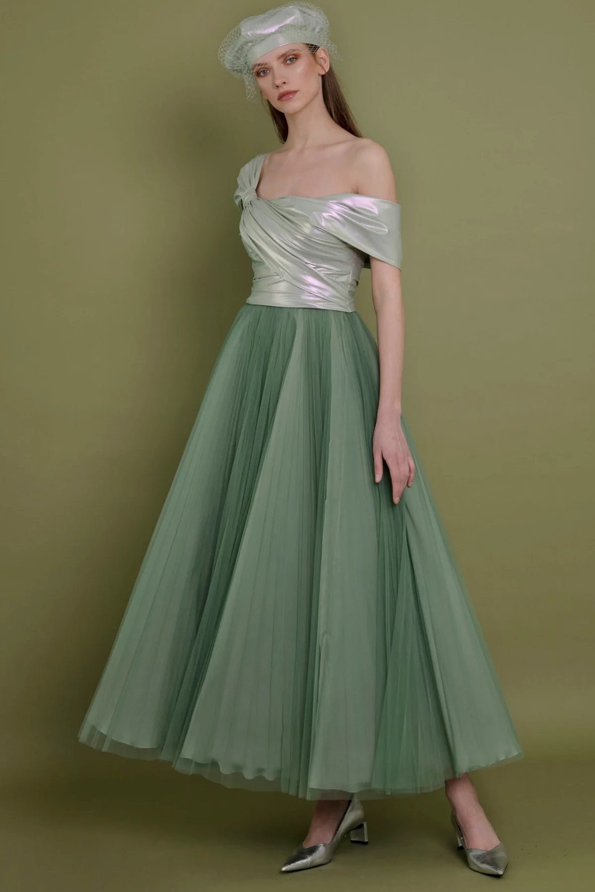 Asymmetrical Bow-Like Dress