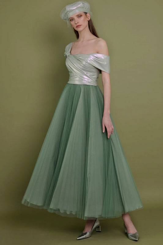 Asymmetrical Bow-Like Dress