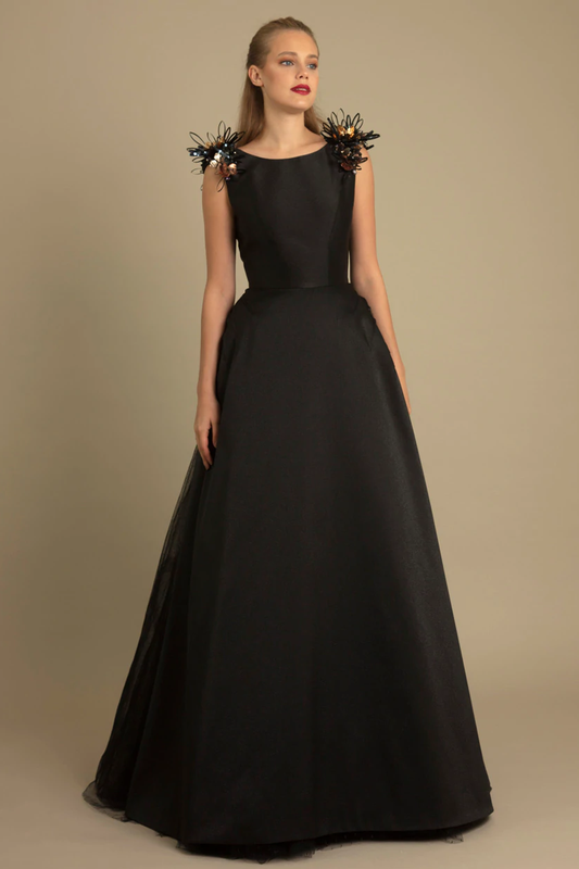 A-Line Taffeta Gown
