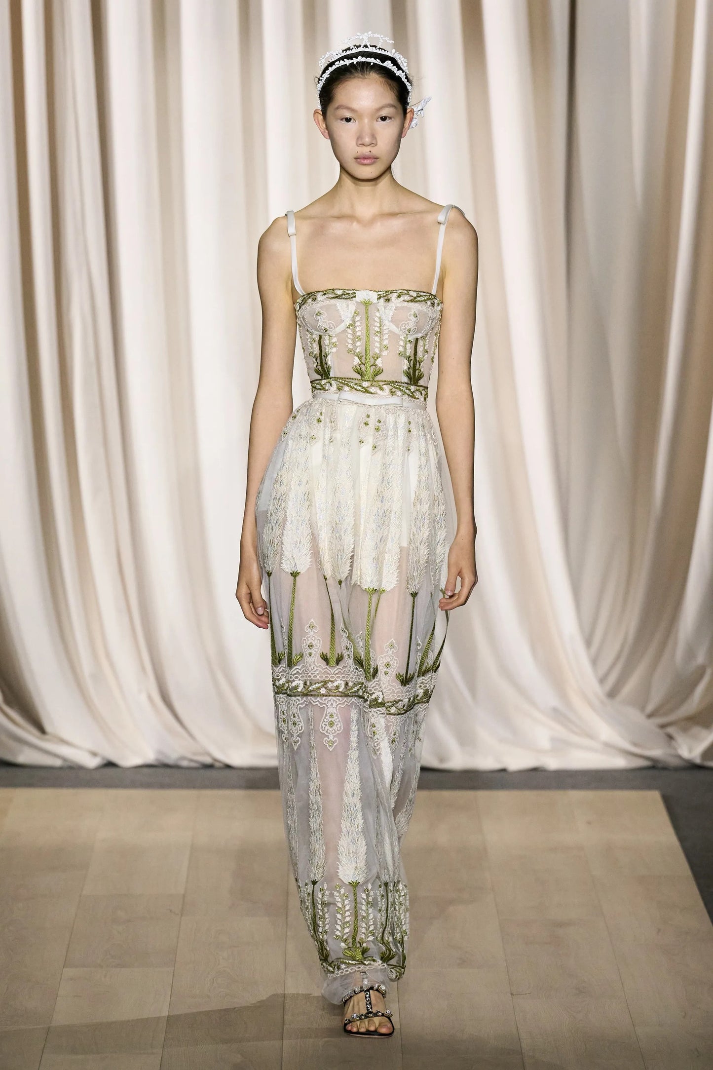 Sleeveless Illusion Dress