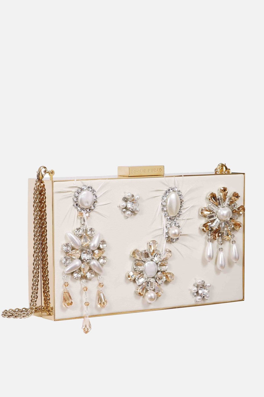 Jeweled Square Clutch