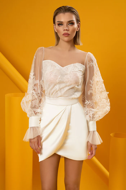 Lumière Blouse with Bloom Skirt