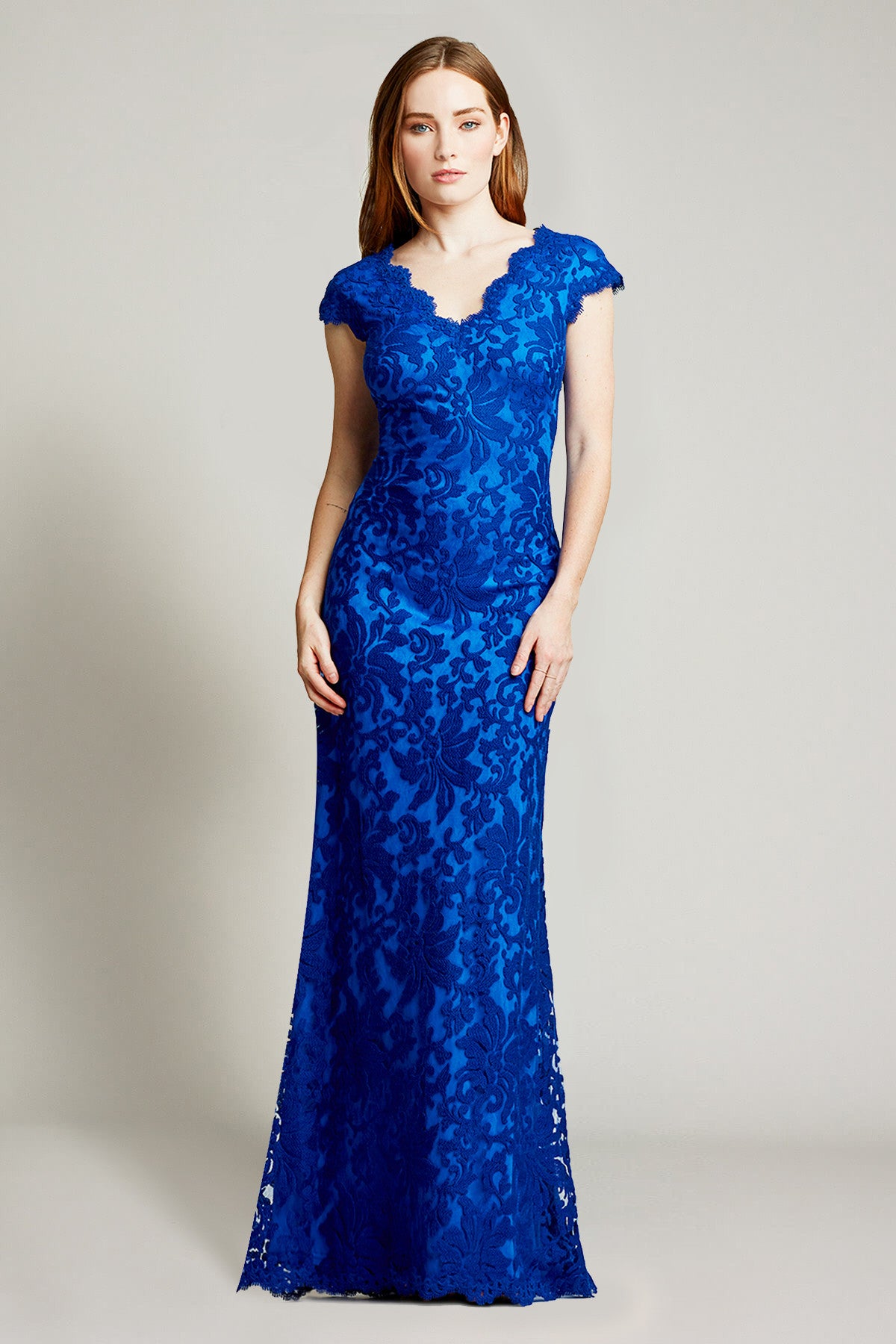 Creighton Embroidered Tulle Gown