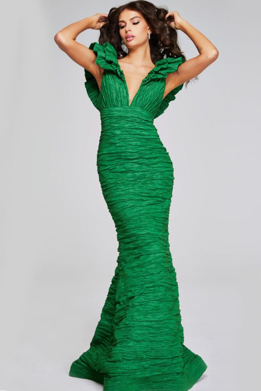 Textured Mermaid Gown