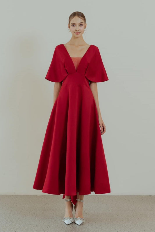 A-Line Midi Dress