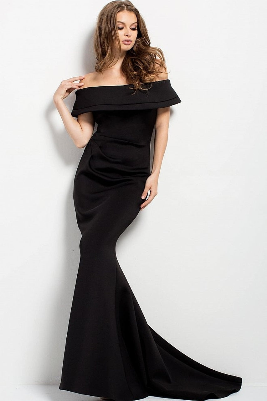 Off the Shoulder Scuba Gown