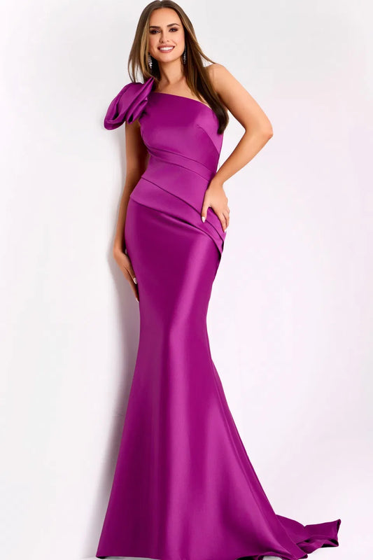 One Shoulder Mermaid Gown