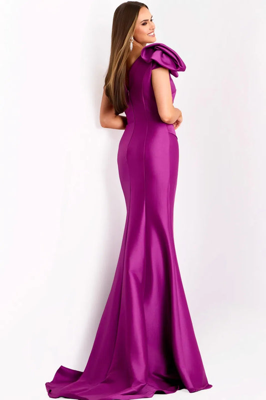 One Shoulder Mermaid Gown