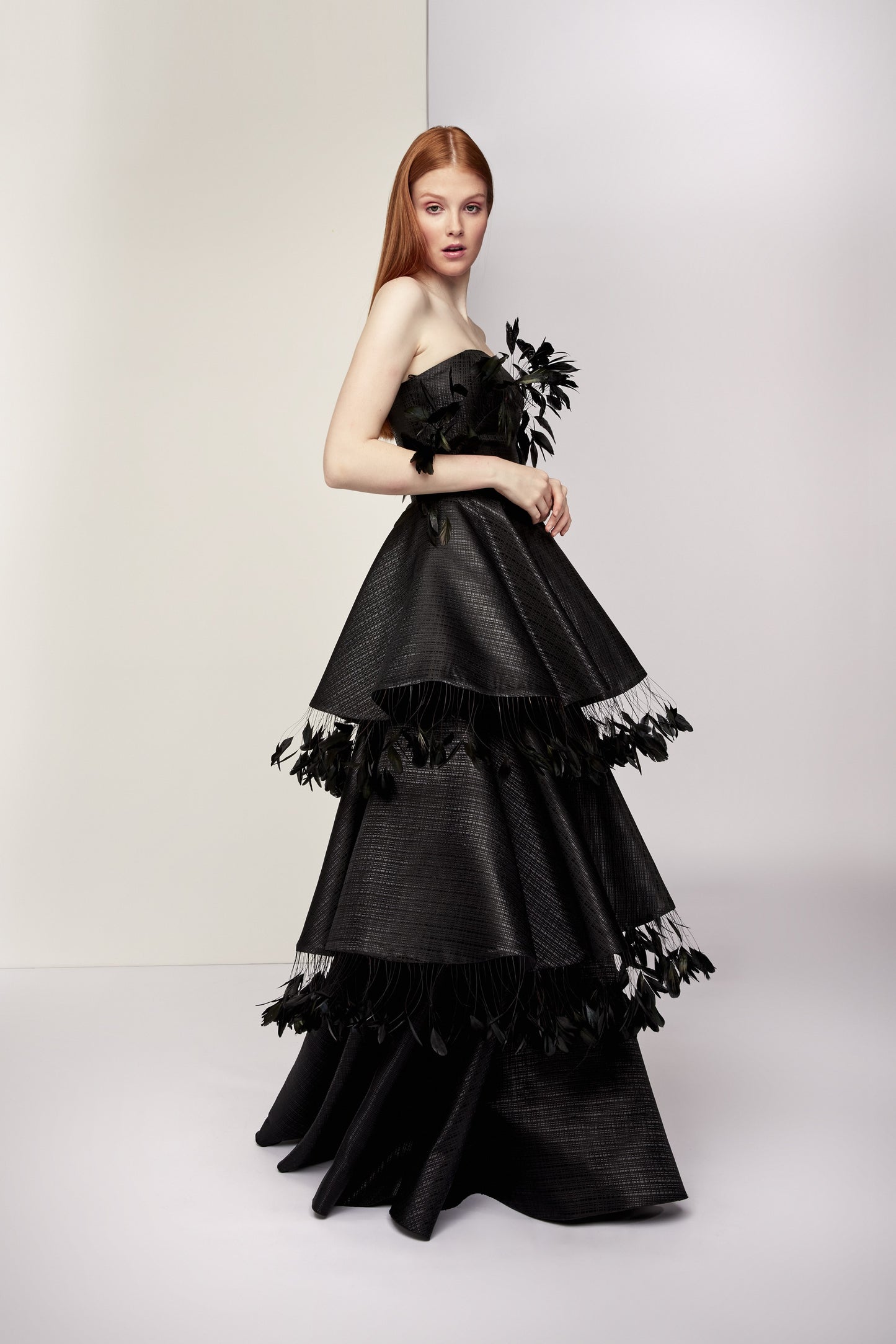 Fossacesia Tiered Gown