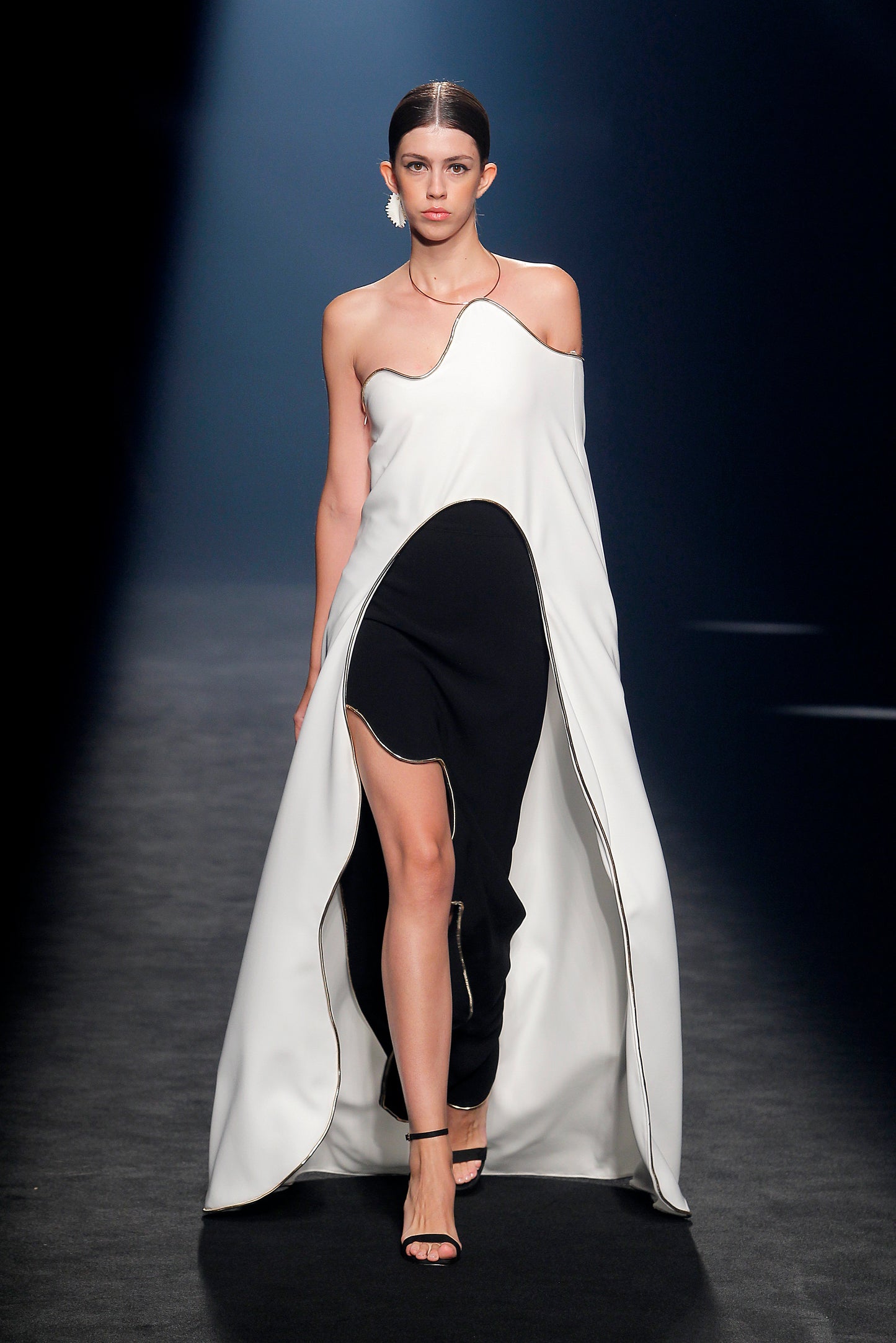 Cameri Cold Shoulder Cape and Skirt