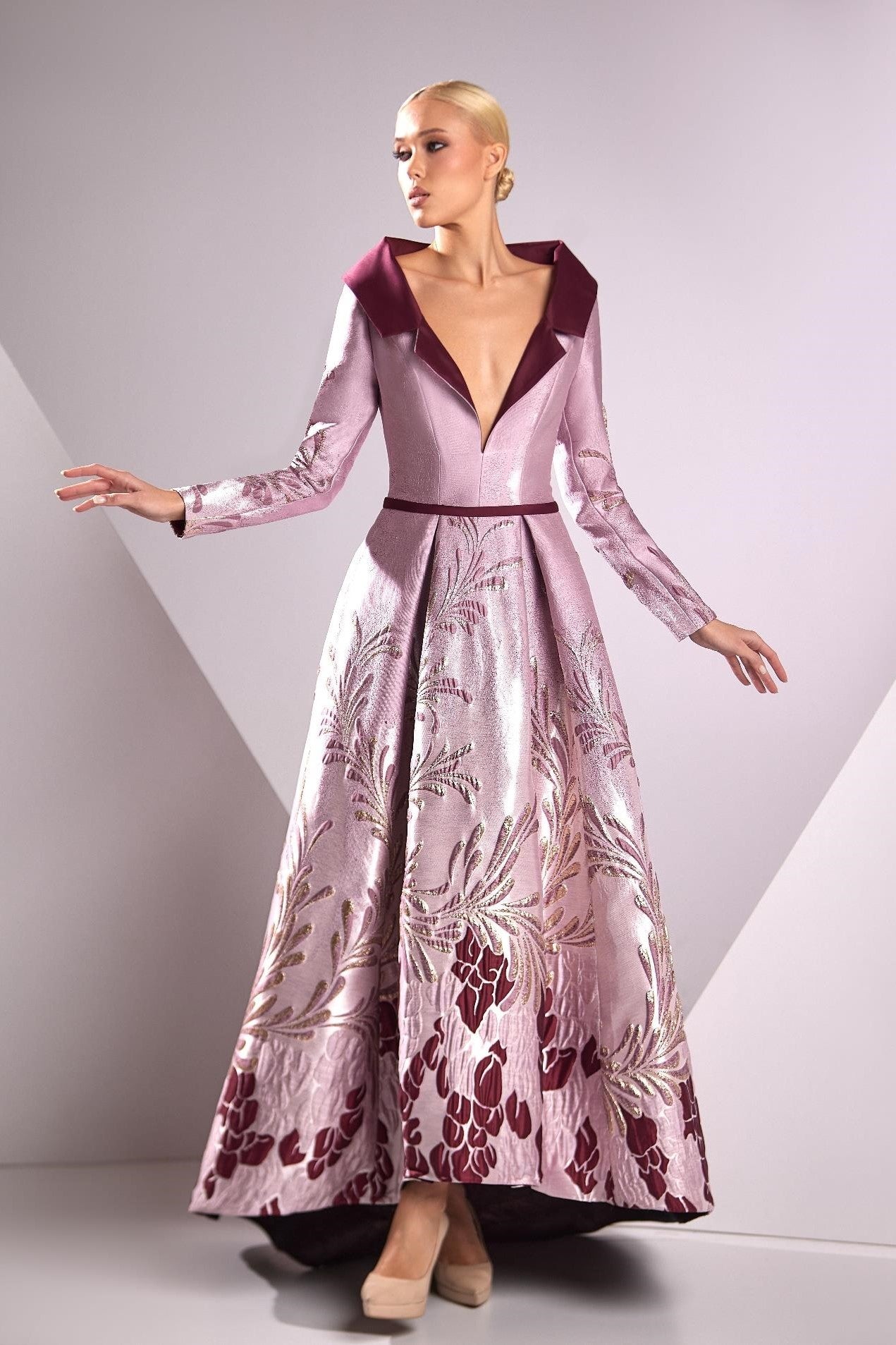 Jacquard Gown