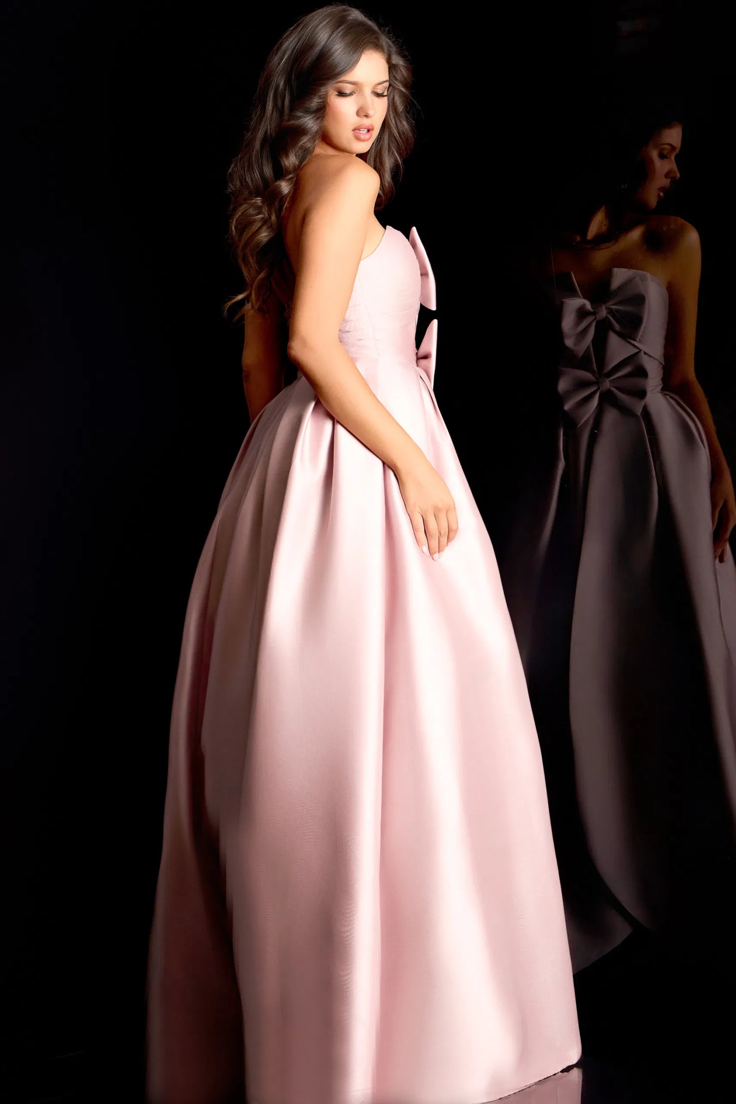 Satin Ball Gown