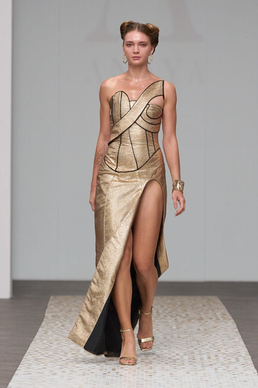 Tara One Shoulder Gown
