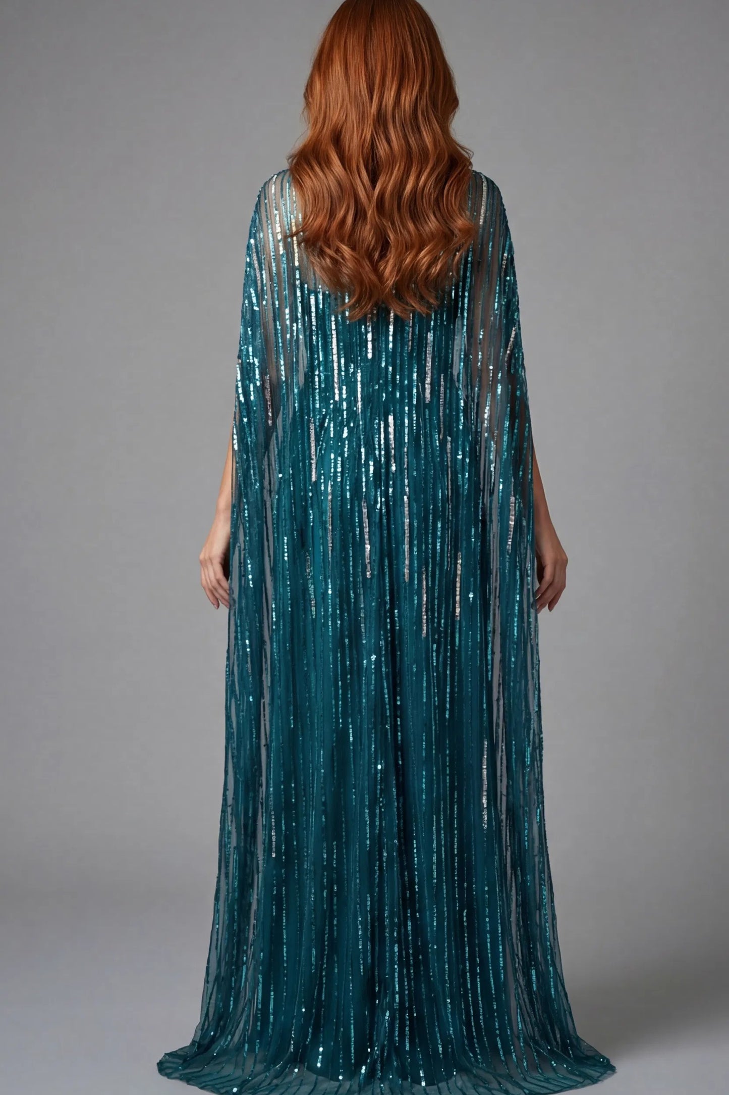 Sequin Column Gown