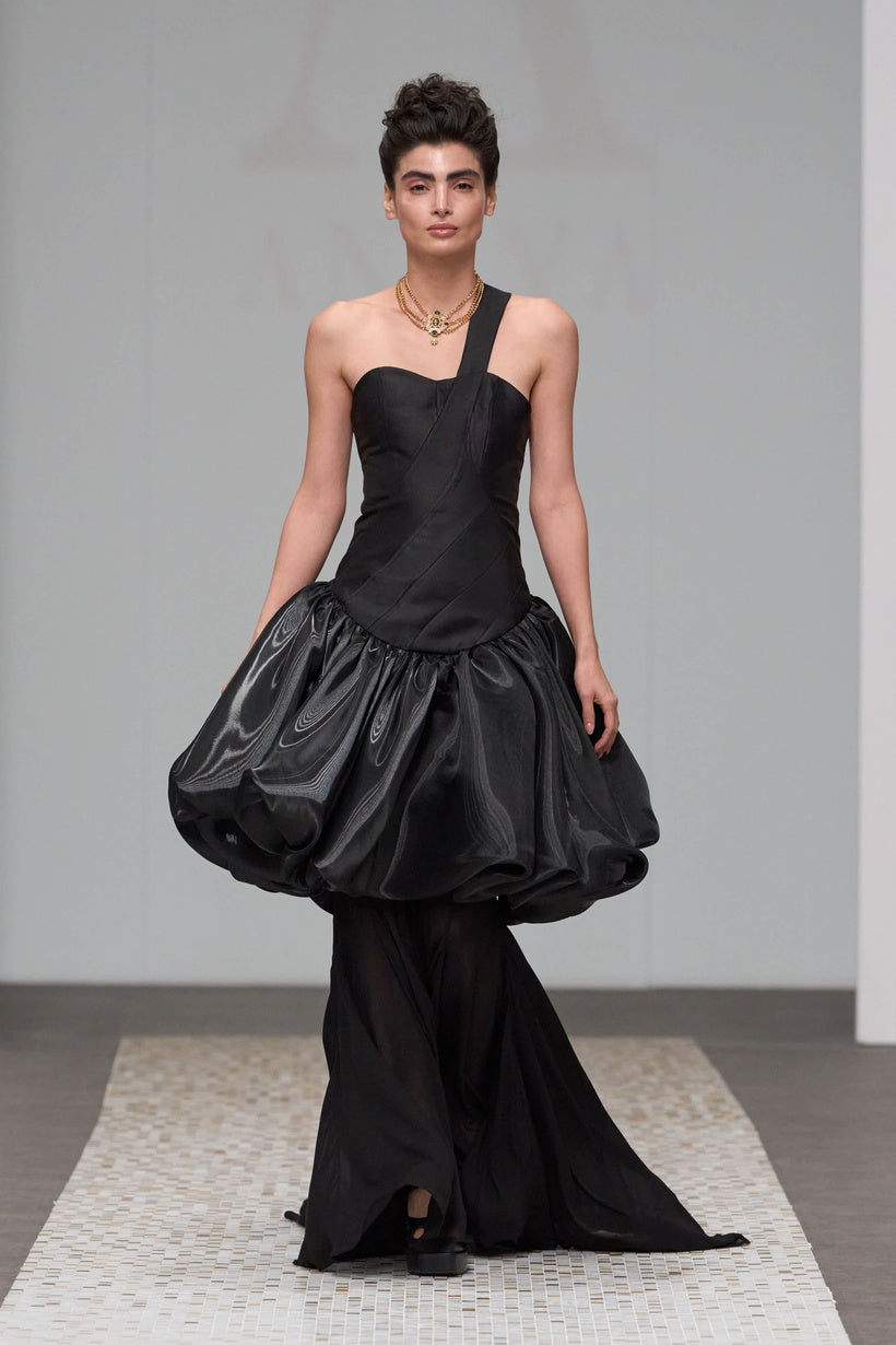 Mira One Shoulder Gown