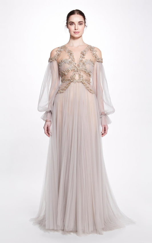 A-Line Tulle Gown