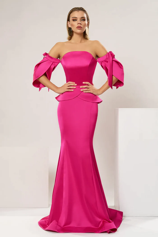 Lily Satin Taffeta Gown