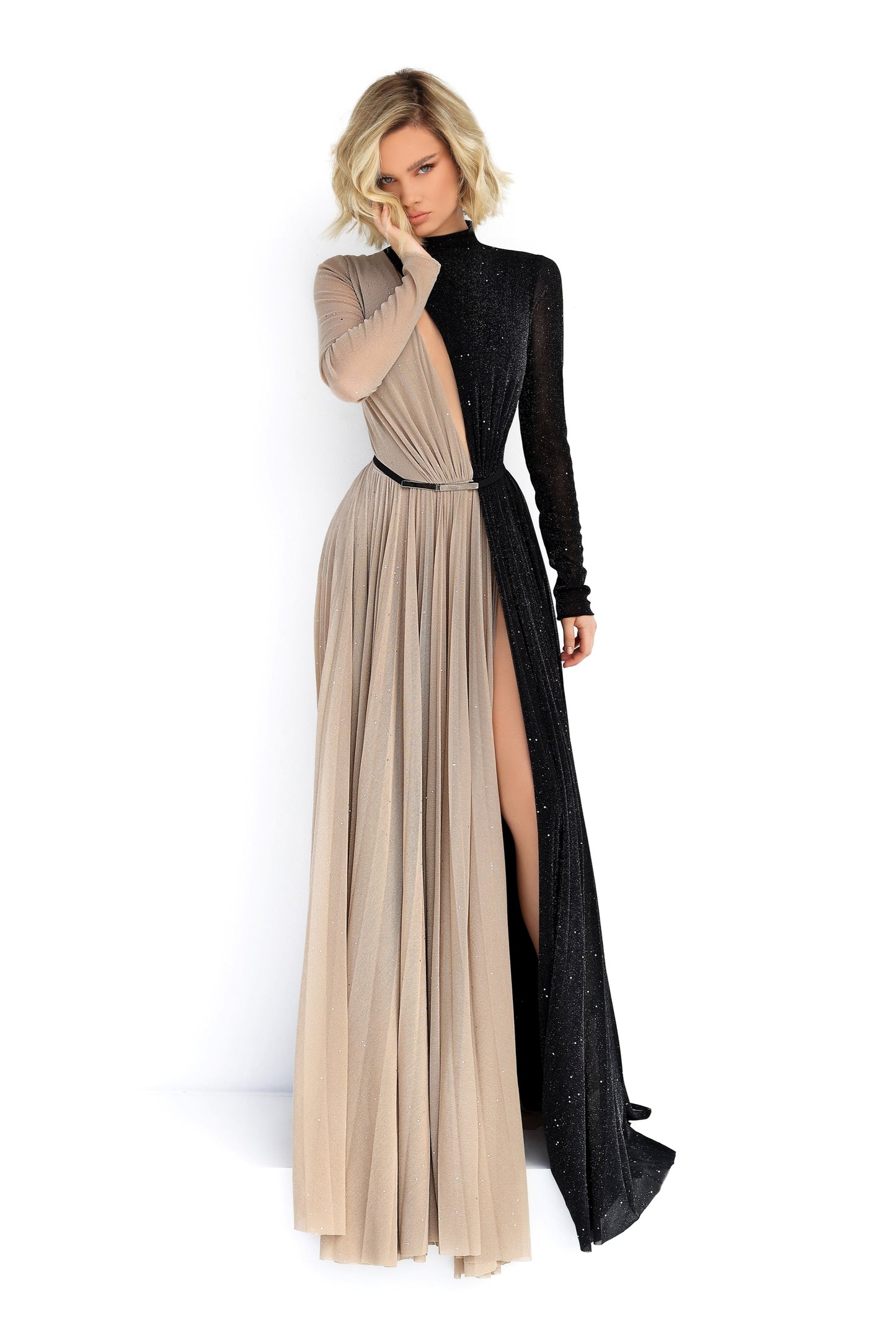 Morgan Black & Stone Gown