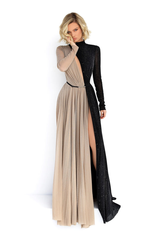 Morgan Black & Stone Gown