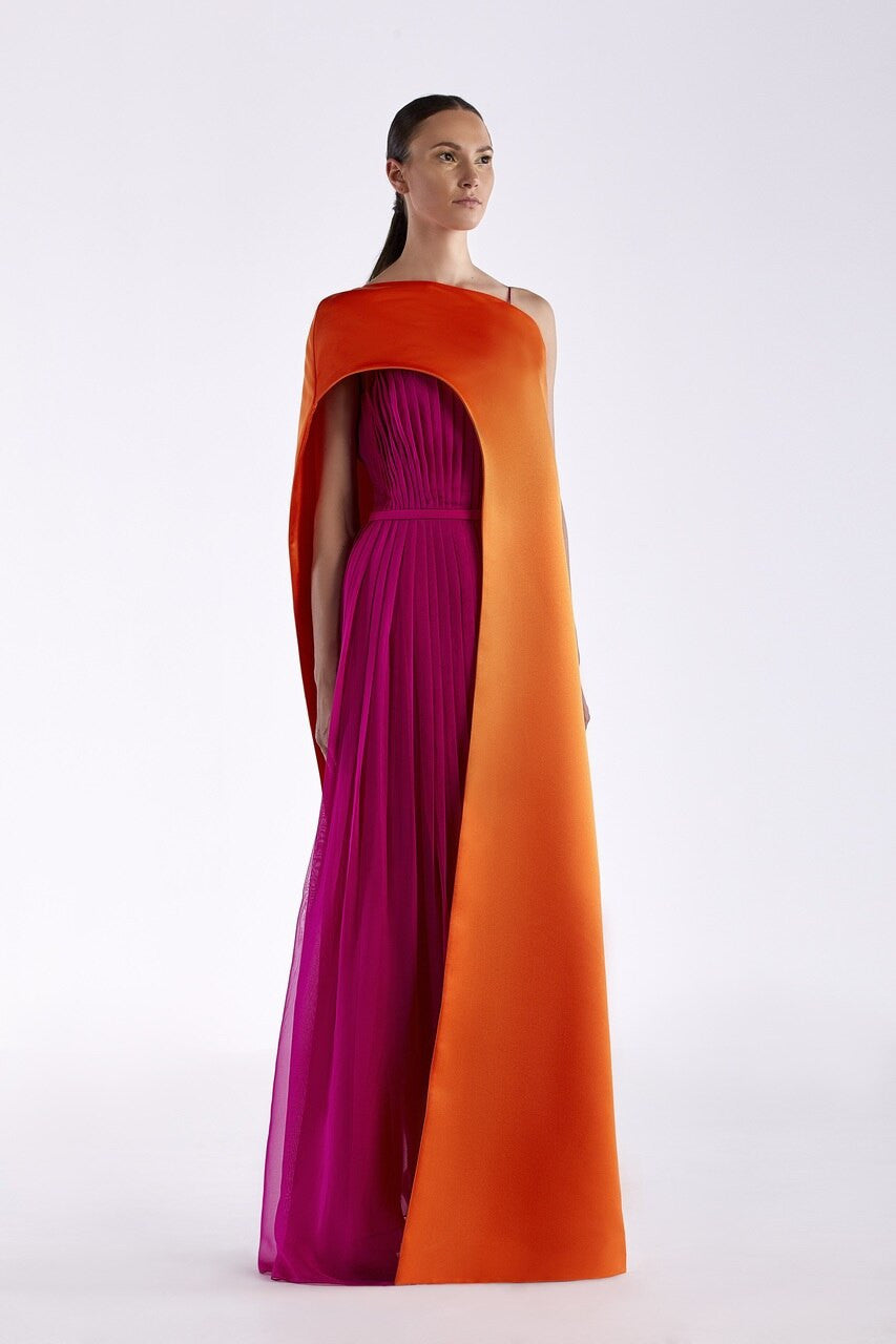 Color Block Gown