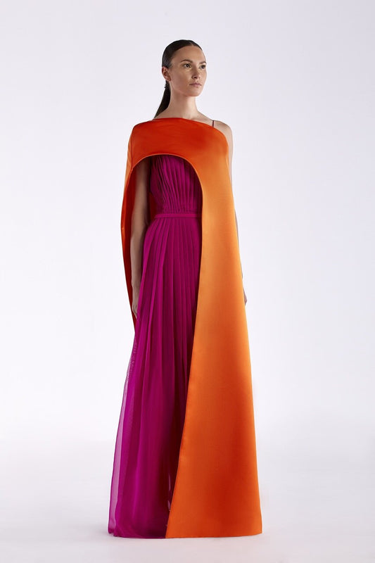 Color Block Gown