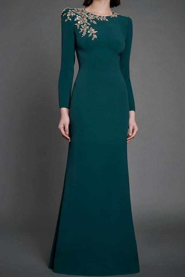 Angel Eyes Beaded Gown