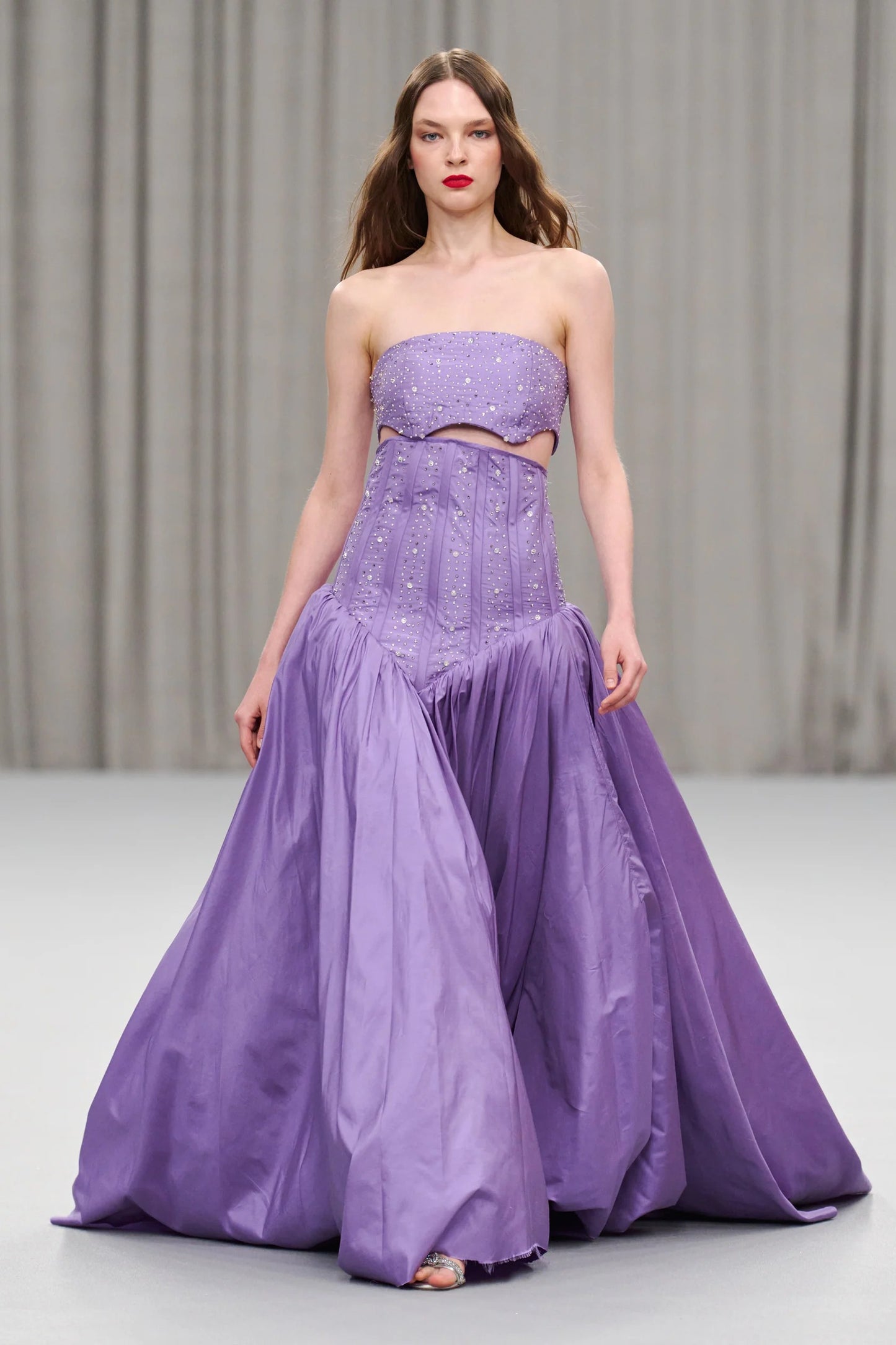 Fioletowy with Original Swarovski Embellishment