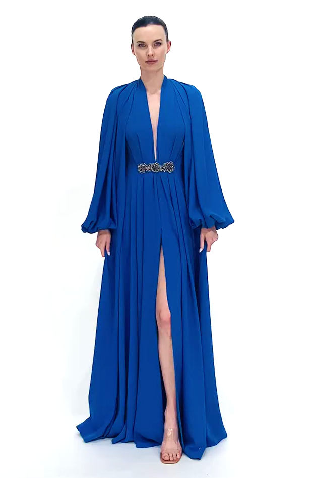 Bishop Sleeve Gown