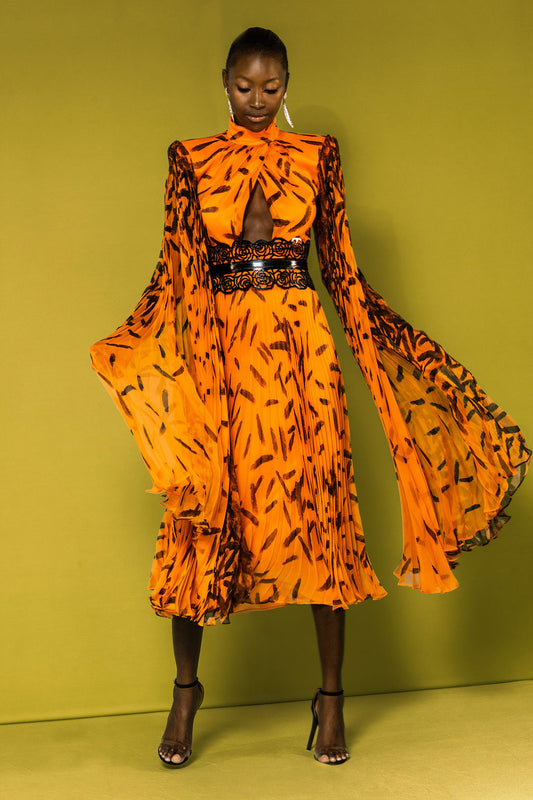 Long Sleeve Escocia Dress