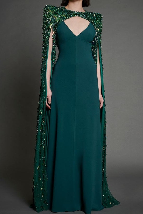 Lola Gown with Sharona Cape
