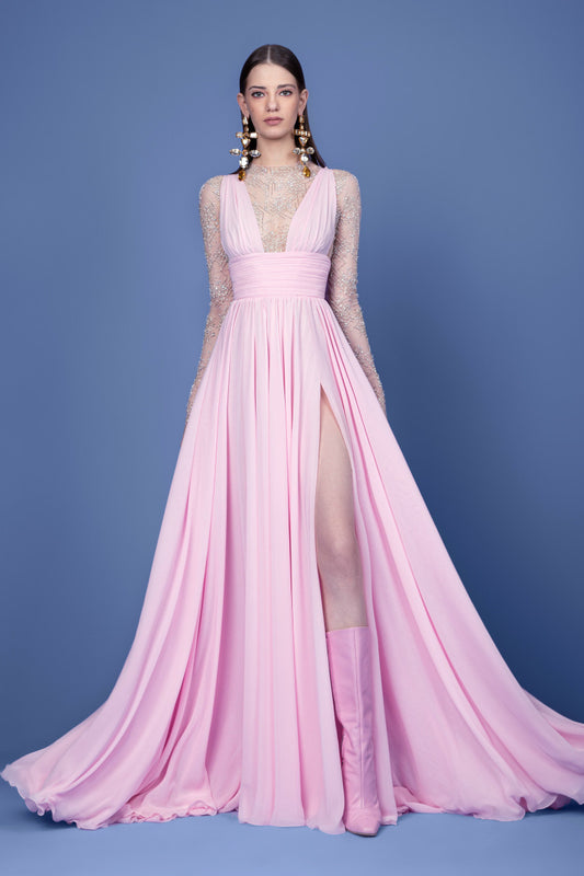 Stretch Body Chiffon - Gown